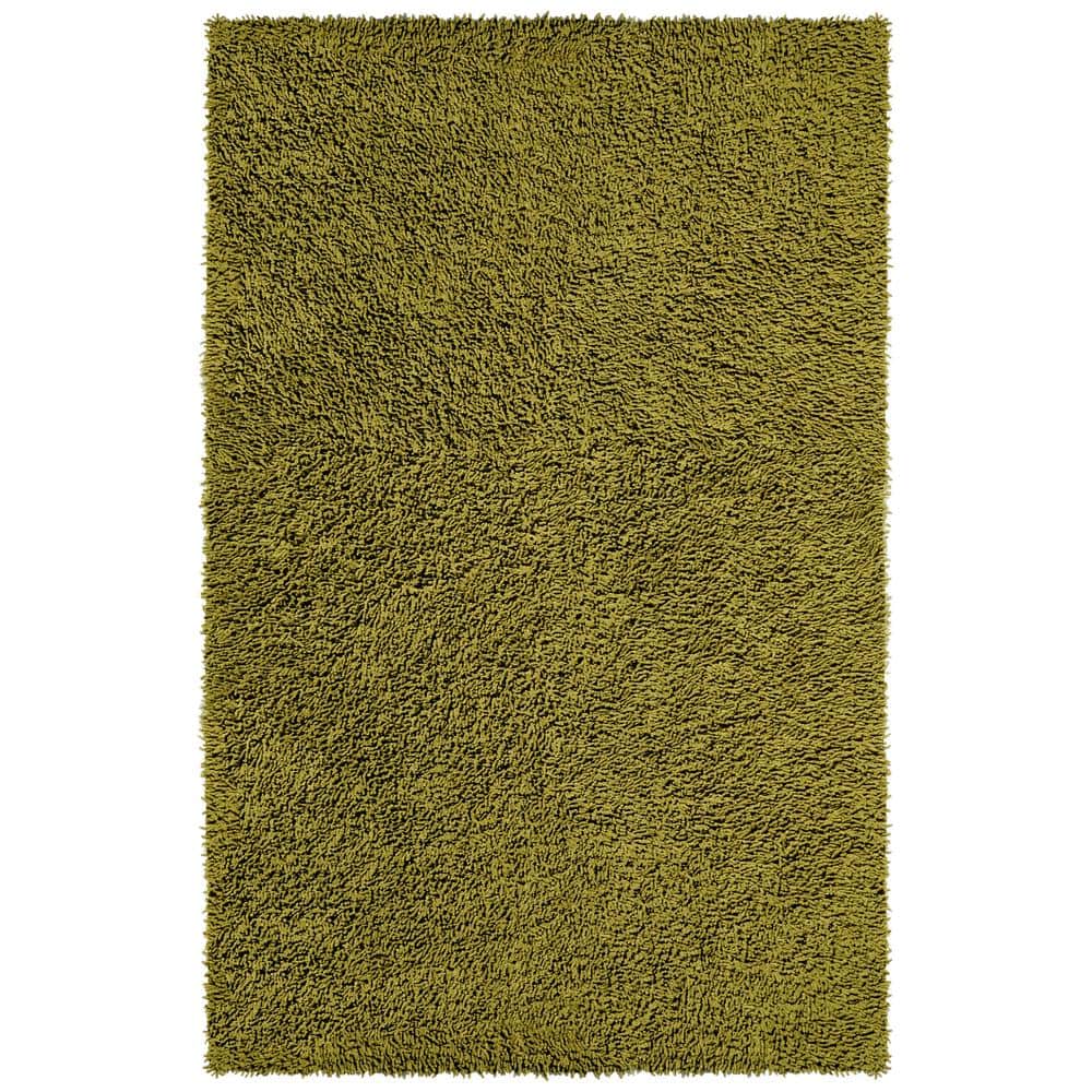 UPC 692789911563 product image for Moss Shag Chenille Twist 2 ft. 6 in. x 4 ft. 2 in. Accent Rug, Green | upcitemdb.com