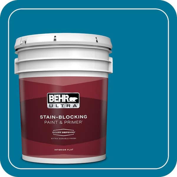 BEHR ULTRA 5 gal. #P490-7 Mayan Treasure Extra Durable Flat Interior Paint & Primer