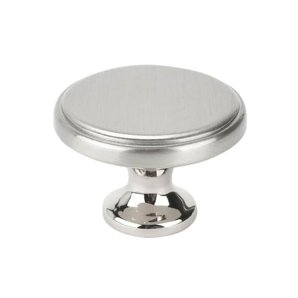TOPEX Italian Designs Collection 1.37 in. Satin Nickel Cabinet Knob