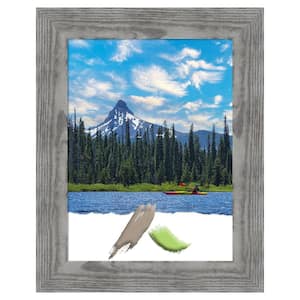 Bridge Grey Wood Picture Frame Opening Size 18 x 24 in.