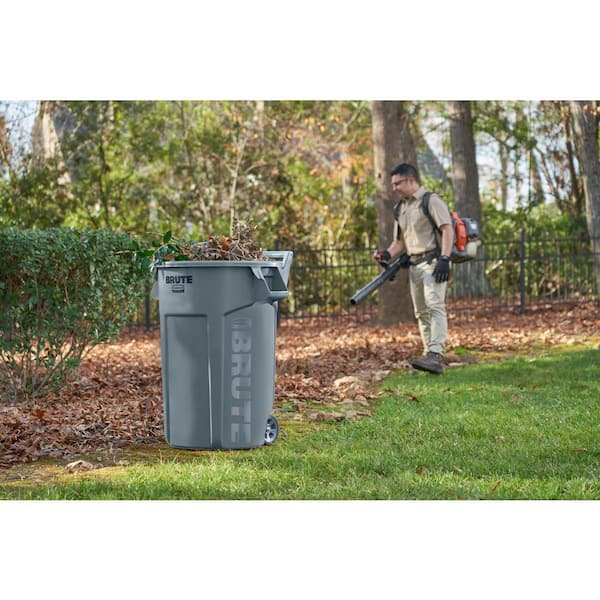 Heavy-Duty Trash/Garbage Can, 44-Gallon, Gray, Wastebasket for Home/Garage/Bathroom/Outdoor/Driveway,  Pack of 4 - Bed Bath & Beyond - 39690609