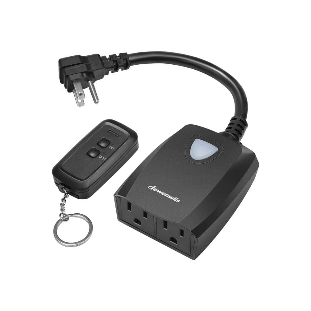 Indoor Outdoor Wireless Remote Control Outlet Power Strip Weatherproof, 7 in. Extension Cord, 100 ft. Range price history on PriceWatchPro