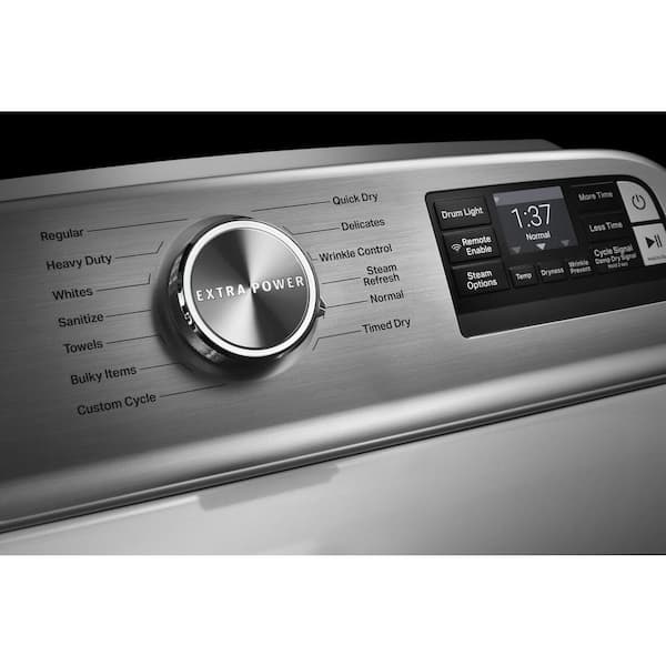 Whirlpool 7.4 cu. ft. 120-Volt White Stackable Gas Vented Dryer with Steam  and Intuitive Touch Controls, ENERGY STAR - Yahoo Shopping