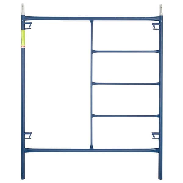 MetalTech Saferstack 6 ft. H x 5 ft. W 1-Story Steel Mason Scaffold Frame Set with Coupling Pins and Spring Locks