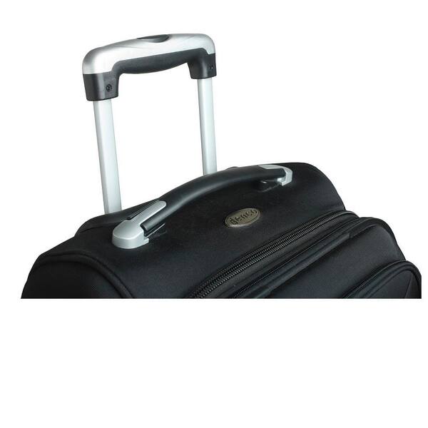 Denco NBA Los Angeles Lakers 21 in. Black Carry-On Rolling