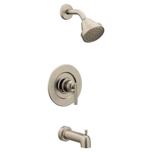 Gibson Single-Handle Posi-Temp Tub and Shower Faucet Trim Kit in Brushed Nickel (Valve Not Included)