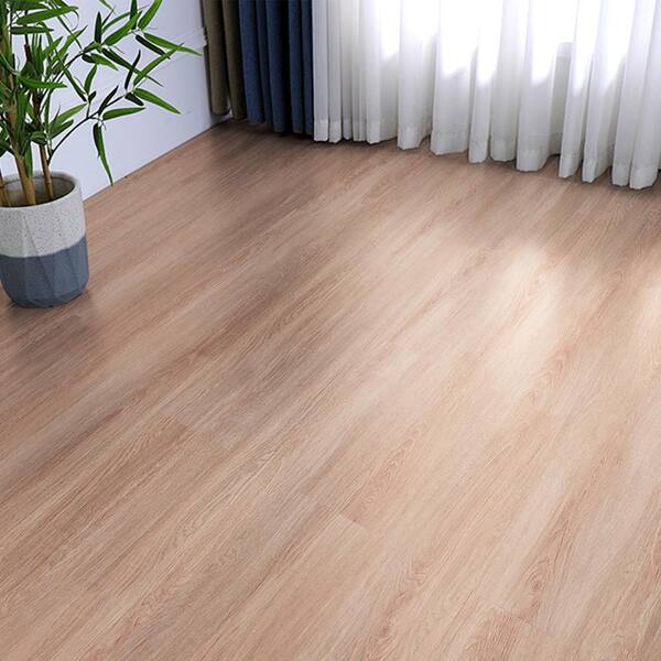 go☺︎d smile 　tivoli wood works SKYSHALO Brown Peel and Stick Vinyl Flooring Tiles 36 in. x