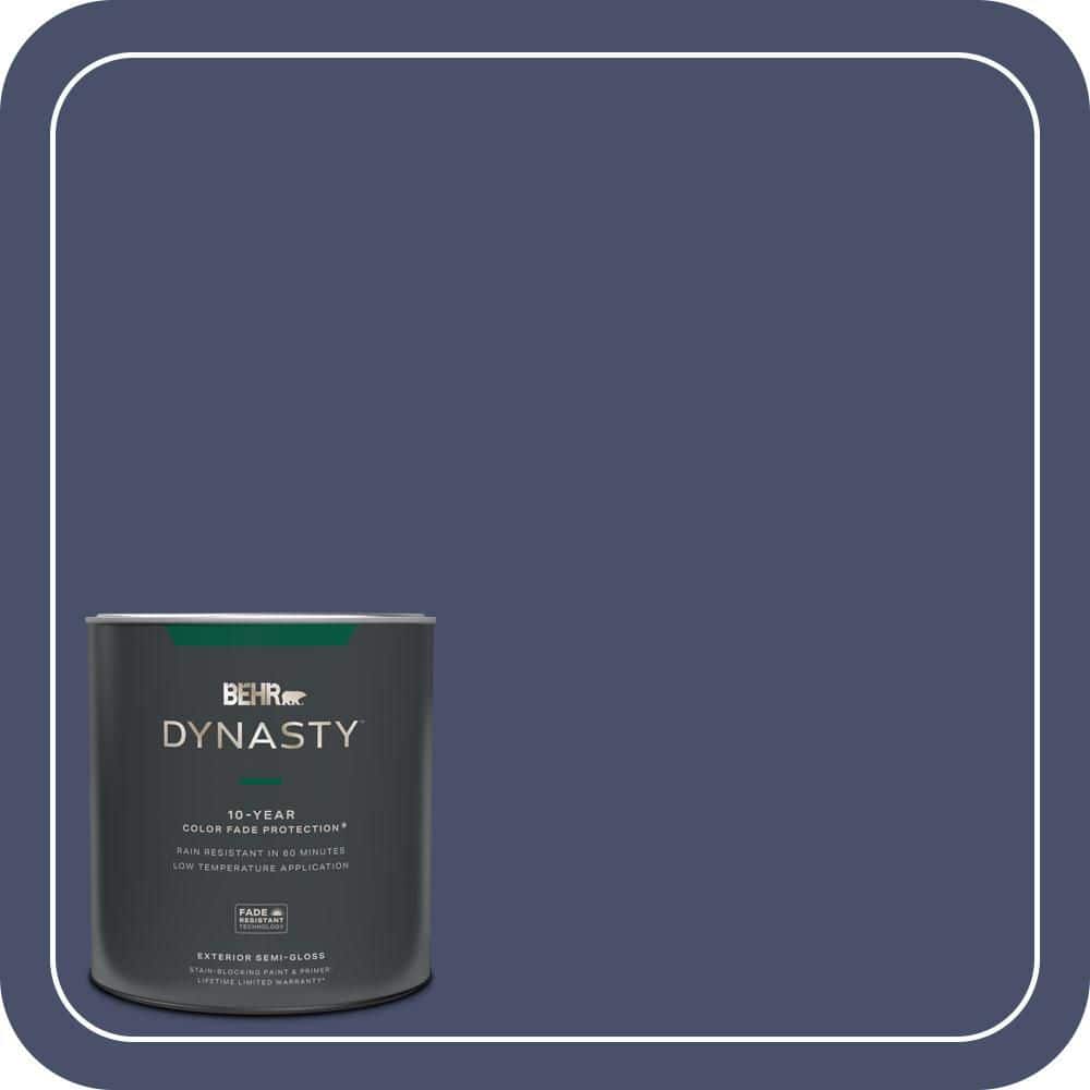 1 qt. #M530-7 Elegant Navy Semi-Gloss Exterior Stain-Blocking Paint & Primer price history on PriceWatchPro
