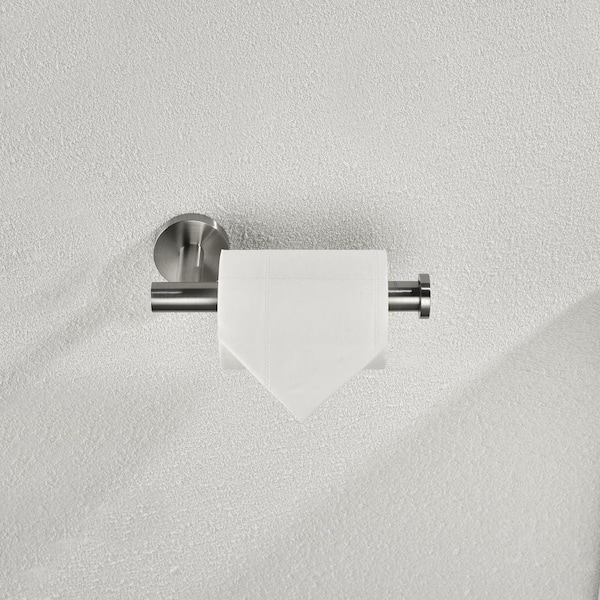 Magic Home Cabinet Stainless Steel Paper Towel Holder in Brushed Nickel (Pack of 2)