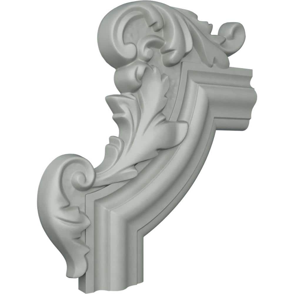 Primed Urethane Decorative Corner Panel Moulding, 13.25" x 10.63"