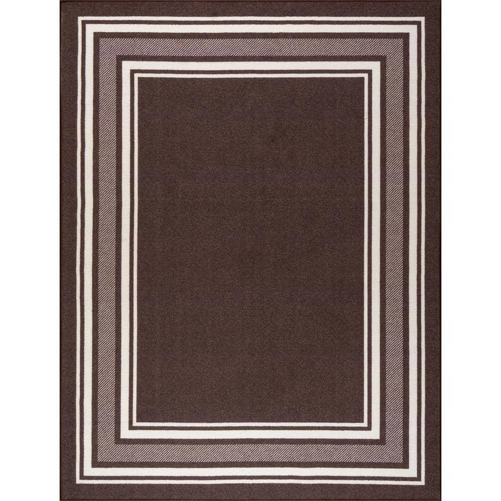 at Home Stella 30 x 48 Brown Accent Rug