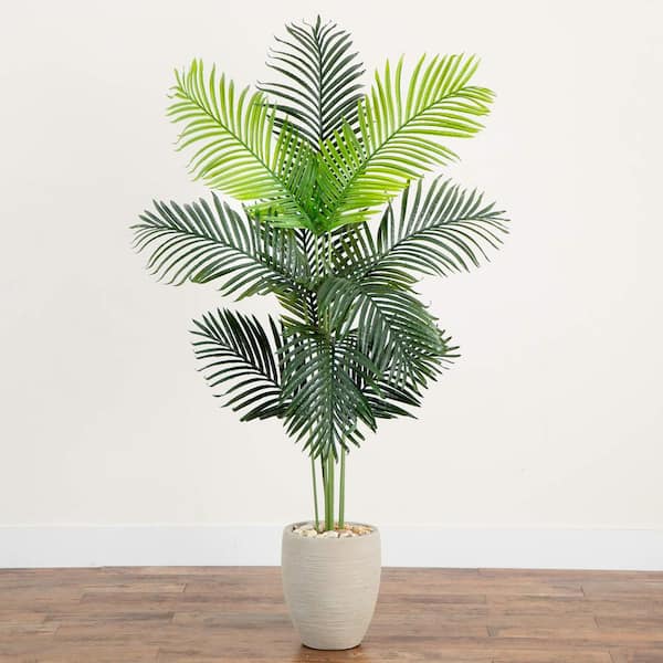 Nearly Natural Indoor 5.5 ft. Paradise Artificial Palm Tree