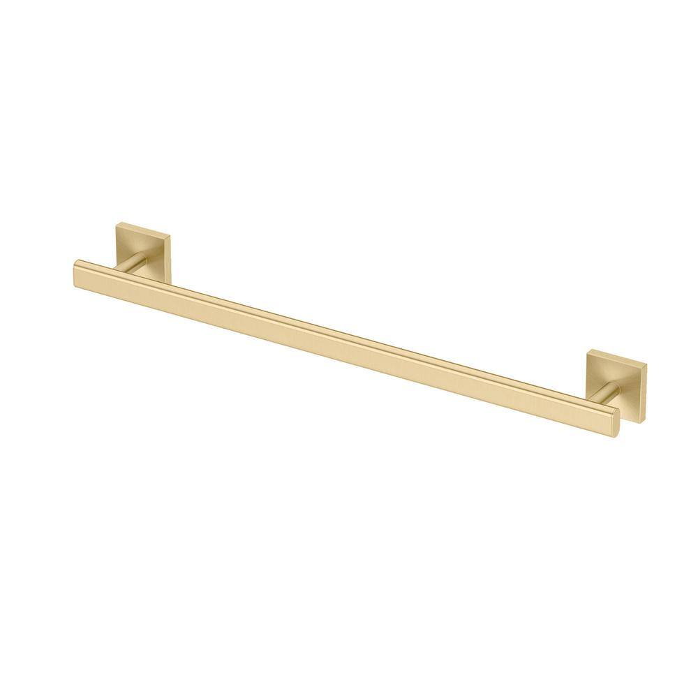 thumbnail interactive-video image 1 of Gatco 4061 Elevate Towel Bar – 18-Inch, Brushed Brass, Solid Brass Construction 1 of 12