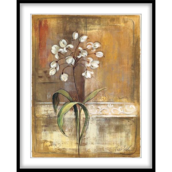 PTM Images 9.75 in. x 11.75 in. "Gentle Blossoms I"Framed Wall Art