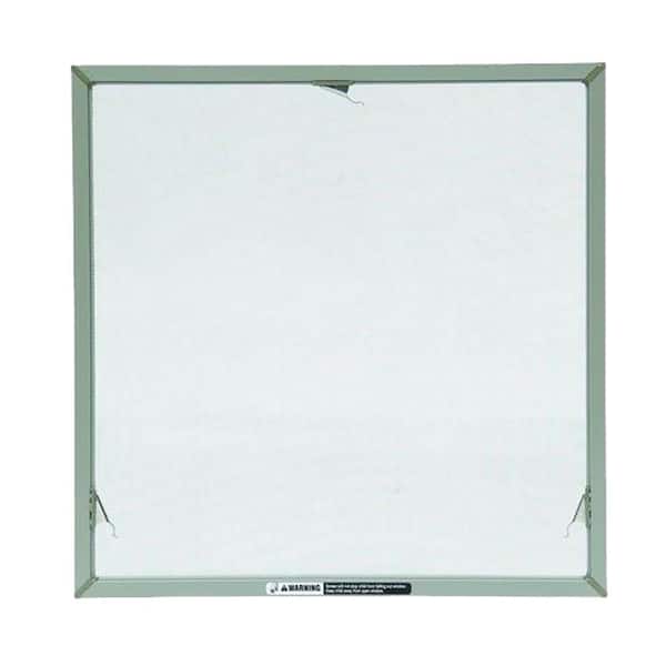 20-5/32 in. x 20-5/32 in. 400 Series Stone Aluminum Awning TruScene Window Screen
