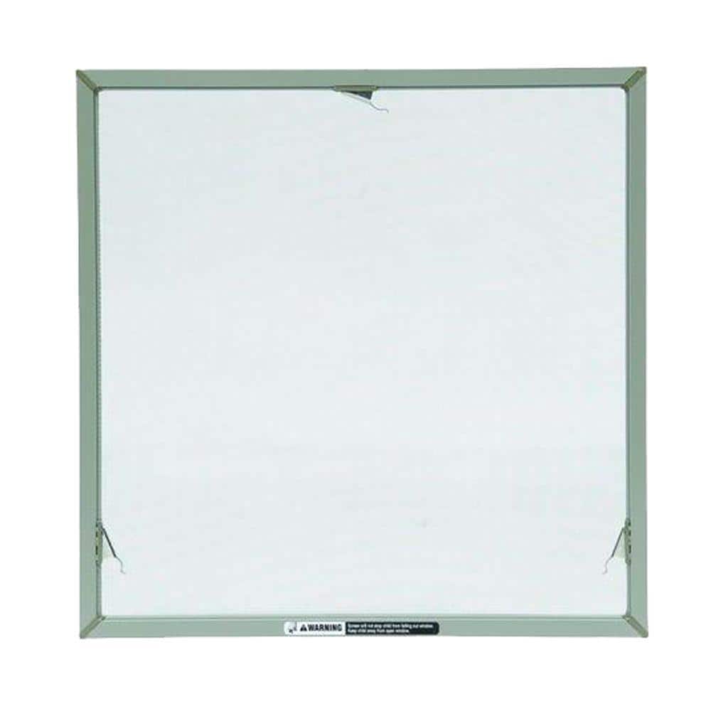 20-5/32 in. x 20-5/32 in. 400 Series Stone Aluminum Awning TruScene Window 