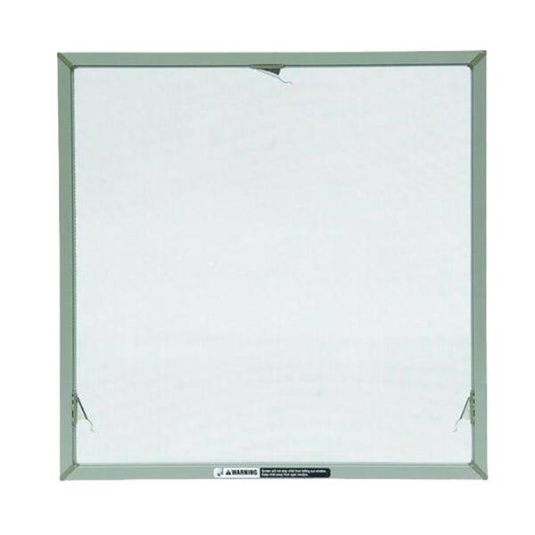Andersen 205/32 in. x 205/32 in. 400 Series Stone Aluminum Awning Window TruScene Insect