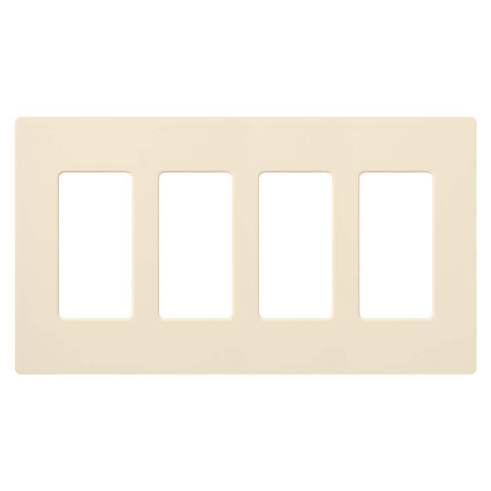Claro 4 Gang Wall Plate for Decorator/Rocker Switches, Gloss, Almond (CW-4-AL) (1-Pack) price history on PriceWatchPro