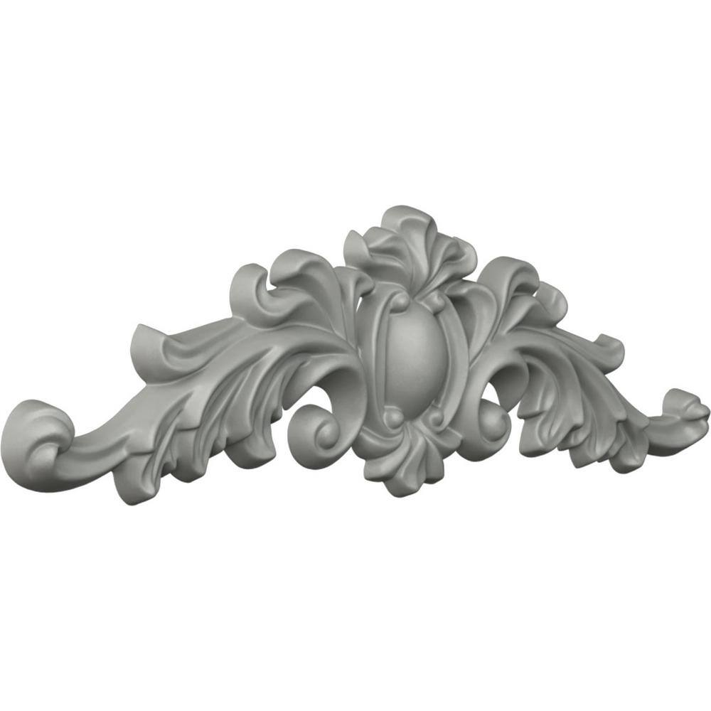 Cole White Primed Urethane Architectural Onlay Scroll