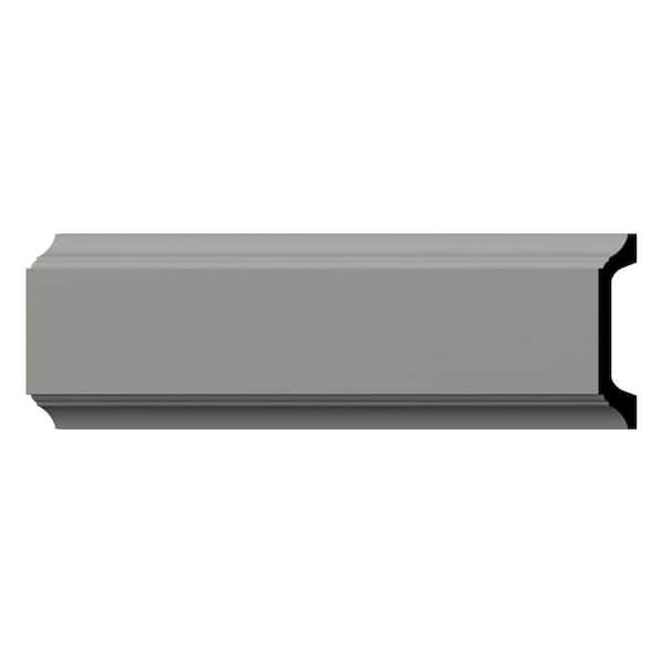Ekena Millwork 8.125 in. D x 8.125 in. W x 96 in. L Primed Polyurethane Panel Moulding