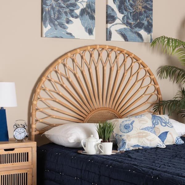 Perenna Brown Natural Rattan King Headboard