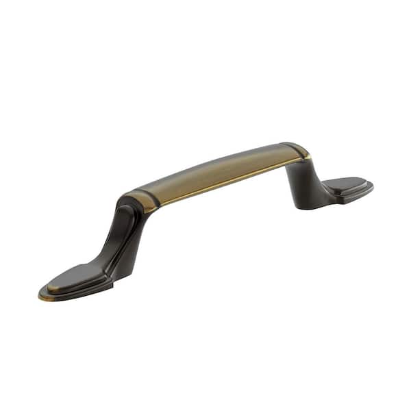 Richelieu Hardware Marseille Collection 3 in. (76 mm) Traditional Antique English Rectangular Cabinet Bar Pull