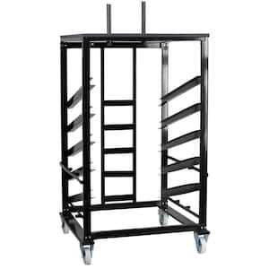 Metal Dollies and Hand Trucks Utility Cart in Black