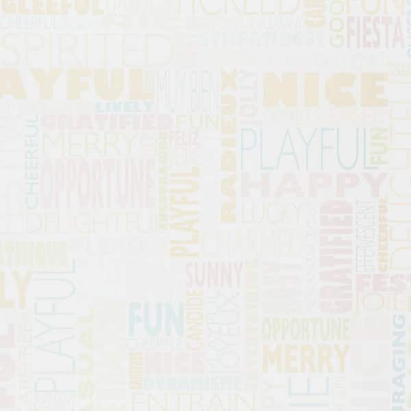 FORMICA 5 ft. x 12 ft. Laminate Sheet in Writable Surface HappyWords with Gloss Finish