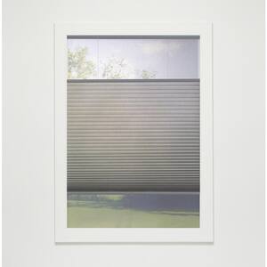 Anchor Gray Cordless Top-Down Bottom-Up Light Filtering Eco Polyester Cellular Shades - 28 in. W x 72 in. L