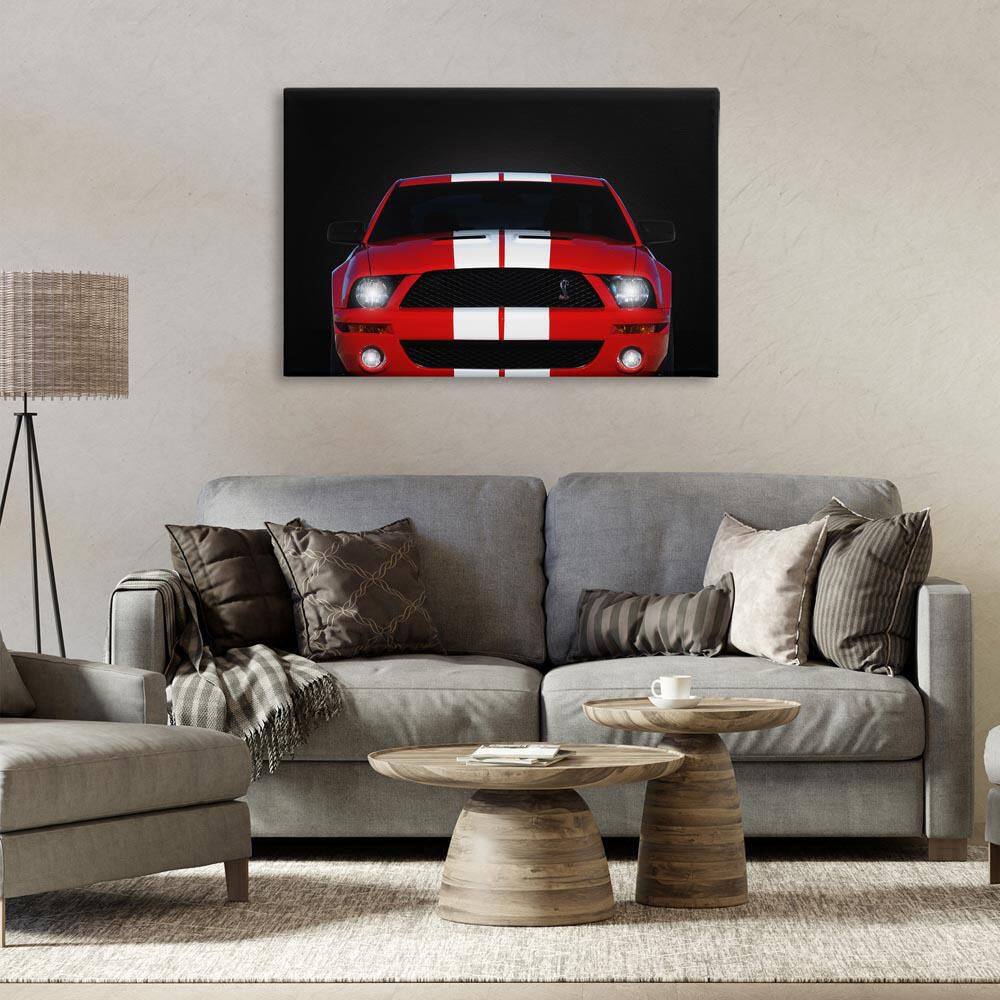 Iconic Red Sports Car by Mark Rogan Unframed Travel Graphic Art Print 24 in. x 36 in. price history on PriceWatchPro