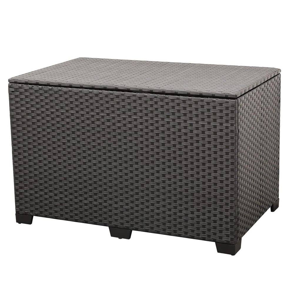 150 Gal. Black Resin Deck Box with Lid