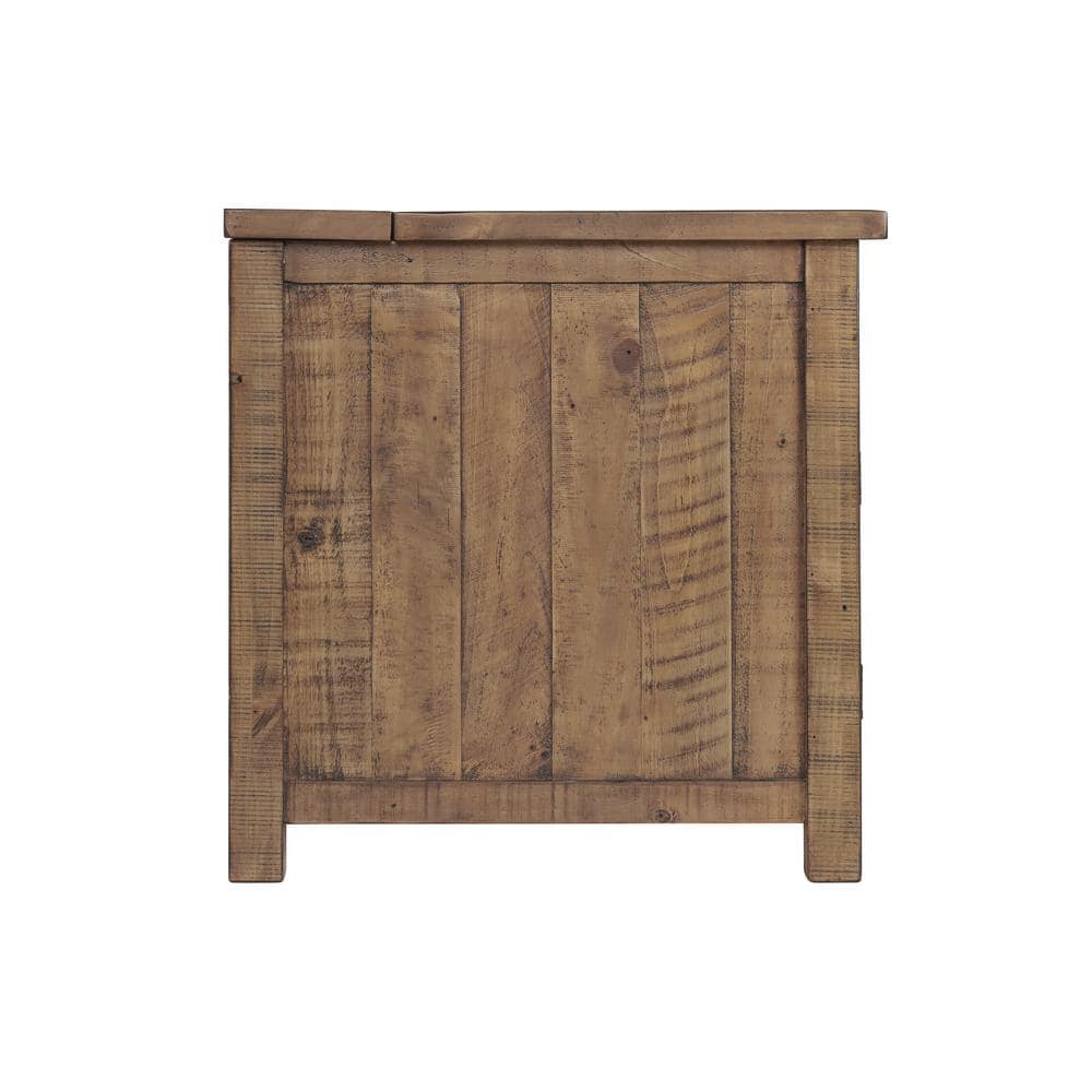 Monterey 16 in. Natural Chairside End Table with Power - thumbnail 2
