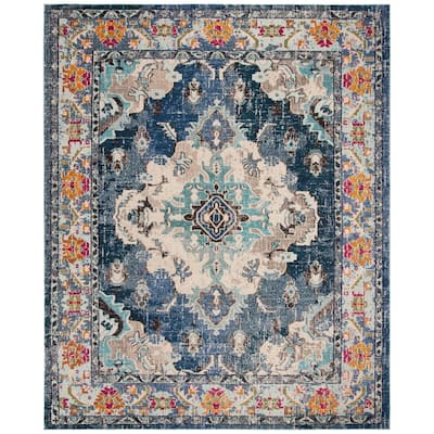 5 X 8 Blue Area Rugs The, Beige And Blue Rug
