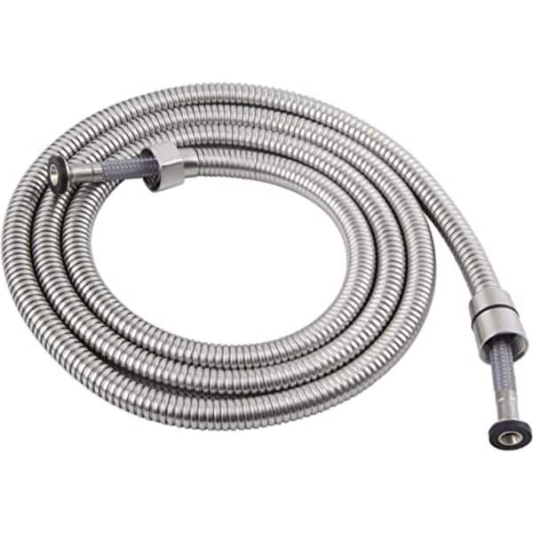 Dyiom Handheld Shower Hose 79 in. Stainless Steel Flexible Shower Sprayer Hose, Replacement Shower Hose 1/2 in. IPS
