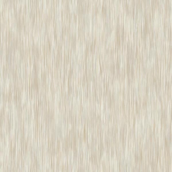 York Wallcoverings Warm Neutral Opalescent Stria Vinyl Paper Unpasted Matte Wallpaper (21 in. x 33 ft.)