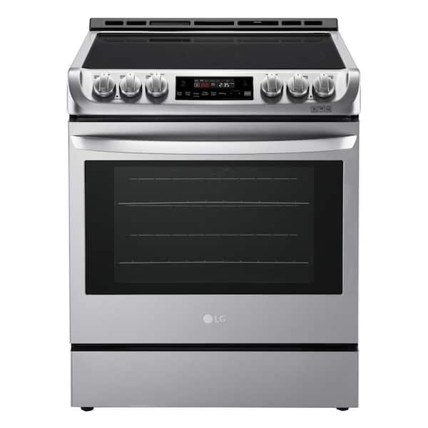 LG 6.3 cu. ft. Slide-In Electric Range with ProBake Convection Oven and EasyClean in Stainless Steel