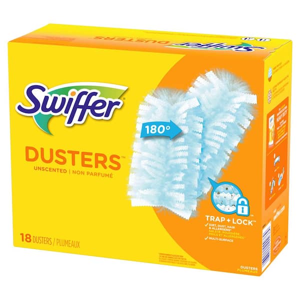 Swiffer 180 Unscented Multi-Surface Duster Refills (18-Count, 2-Pack)  079168938778 - The Home Depot
