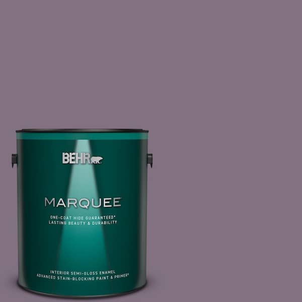 BEHR MARQUEE 1 gal. Home Decorators Collection #HDC-SP14-9 Decorative Iris Semi-Gloss Enamel Interior Paint & Primer