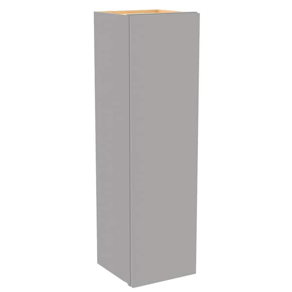 Hargrove 9 in. W x 12 in. D x 30 in. H Assembled Plywood Wall Kitchen Cabinet in Veiled Gray with Soft Close