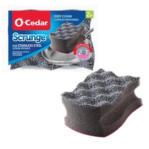 Scrunge 5.13 in. Stainless Steel Scrub Sponge (2-Pack)
