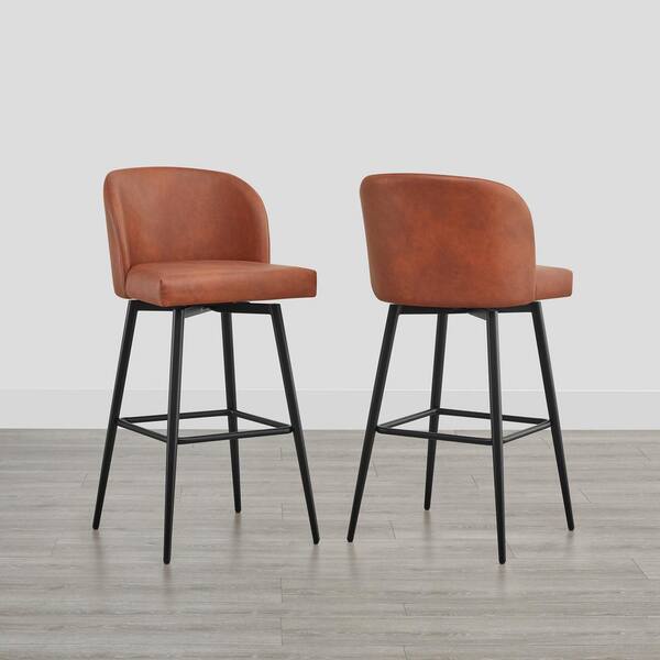 Reviews for Spruce & Spring Cynthia 30 in. Reddish Brown High Back