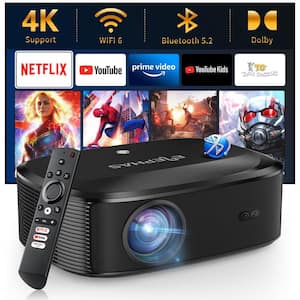 1920 x 1080 4K LCD Projector with 1000 Lumens, Wifi and Bluetooth