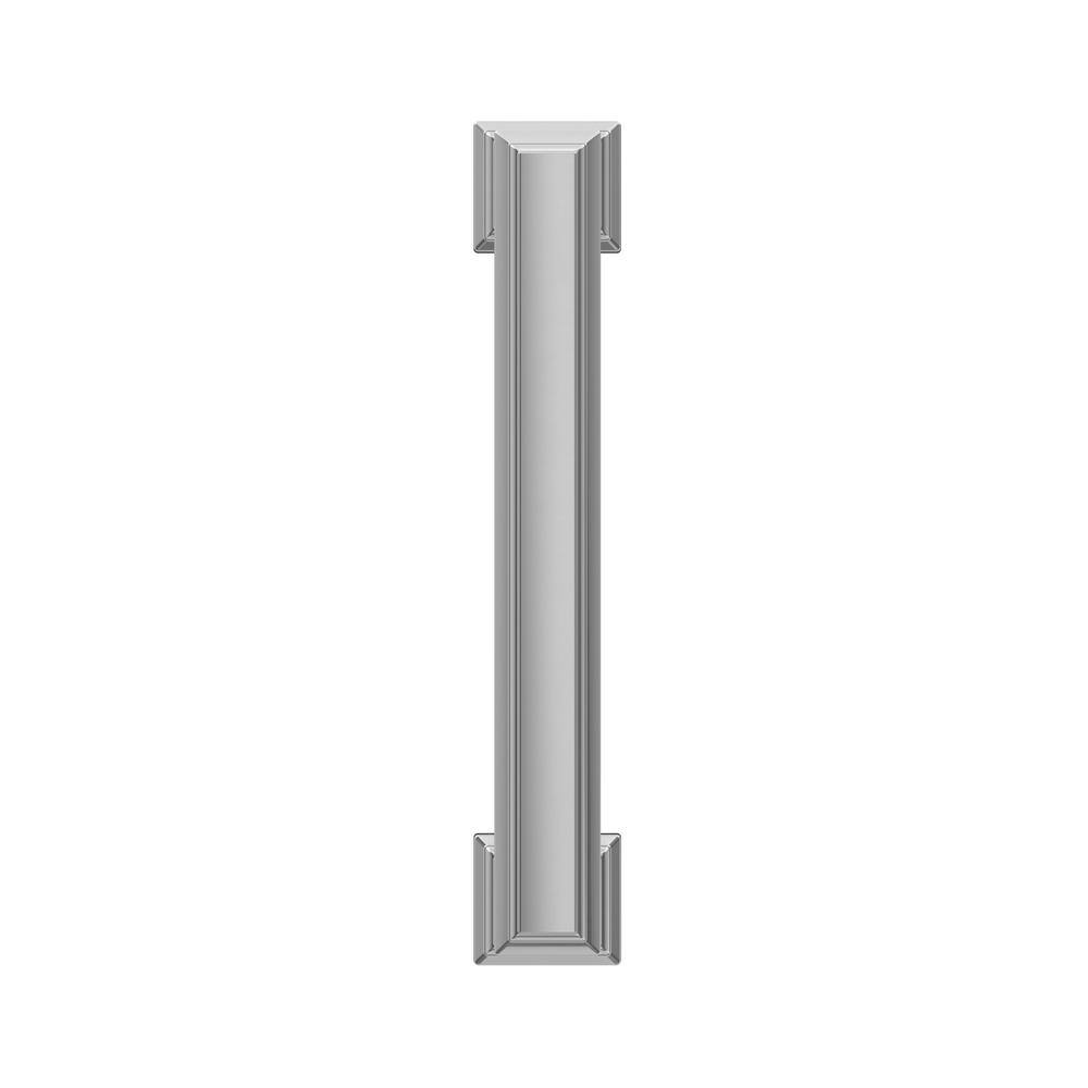 Polished Chrome Traditional Bar Cabinet Pull with Mounting Hardware
