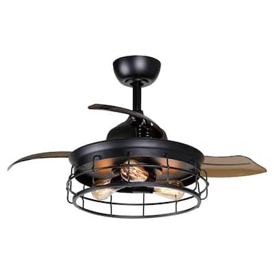 Caged Ceiling Fans With Lights Ceiling Fans The Home Depot