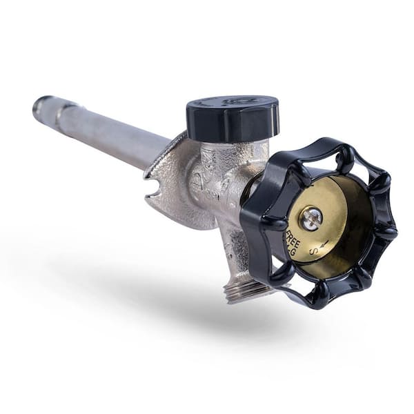 3/4 in. x 1/2 in. x 8 in. L Hose Bib MIP/Sweat Connection Anti-Siphon Sillcock Valve Frost Free Outdoor Wall Faucet