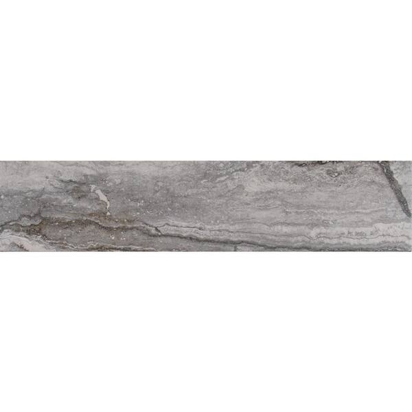 MSI Bernini Carbone 4 in. x 18 in. Matte Porcelain Floor and Wall Tile (12.5 sq. ft. / case)