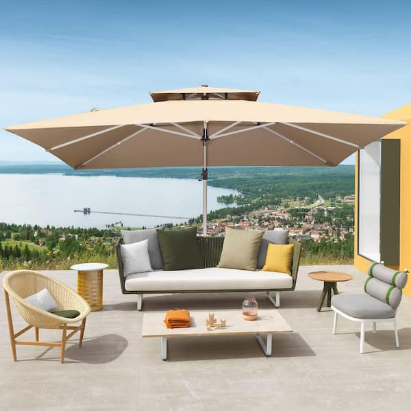 half canopy patio market umbrella Round Outdoor Umbrella Turquoise / 11FT The new Half Round Porch Umbrella by Pure Garden will enhance your balcony dcor while providing quality sun protection TL Series Tilting Market umbrella
