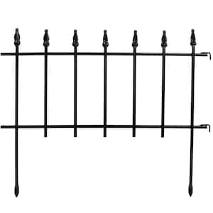 Roman 22 in. W x 18 in. H Steel Wire Garden Fence (5-Pack)