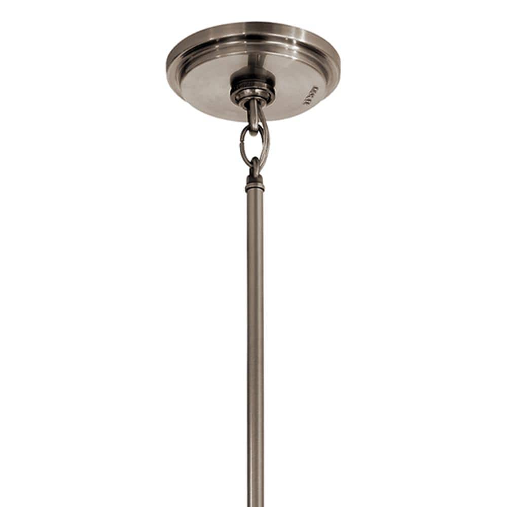 Rustic Elegance Distressed Antique Gray 6-Light Chandelier