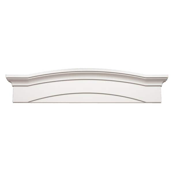 Fypon 45 in. x 10-3/8 in. x 3-1/4 in. Polyurethane Window and Door Eyebrow Crosshead